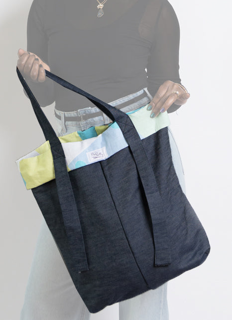 Hüttenschlafsack in Jeans